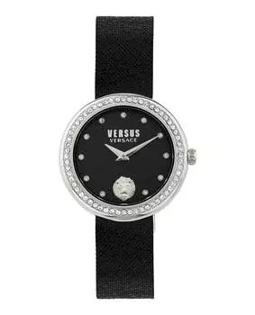 Часы Lea Crystal Versus Versace, цвет black/stainless steel/black