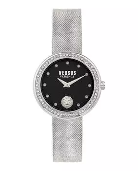 Часы Lea Crystal Versus Versace, цвет silver/stainless steel/black