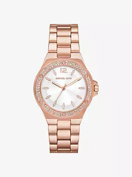 Часы Lennox pav из розового золота Michael Kors, золотой