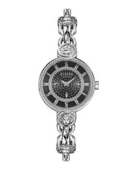 Часы Les Docks Petite Versus Versace, цвет silver/stainless steel/black