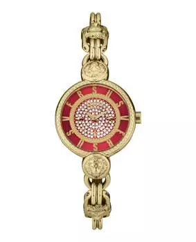 Часы Les Docks Petite Versus Versace, золотой/золотой/красный