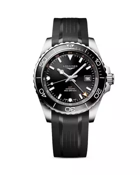 Часы Longines HydroConquest GMT, 43 мм, черный