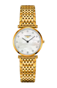 Часы Longines La grande classique с бриллиантами и перламутром 29 мм