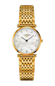 Часы Longines La grande classique с бриллиантами и перламутром 29 мм