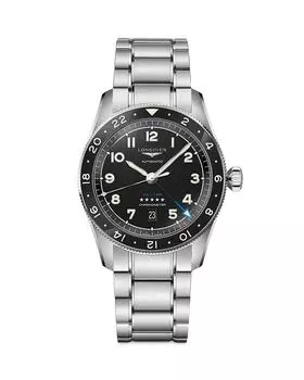 Часы Longines Spirit Zulu Time GMT с хронометром, 42 мм