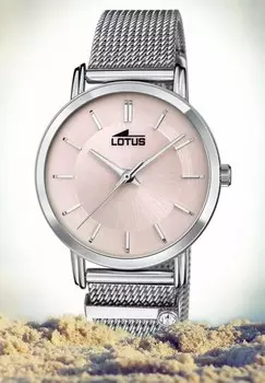 Часы Lotus, серебристый
