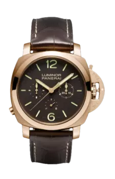 Часы luminor 1950 chrono monopulsante 8 days oro rosa 44mm special edition Panerai