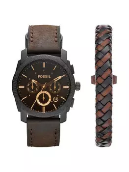 Часы Machine Fossil, черный