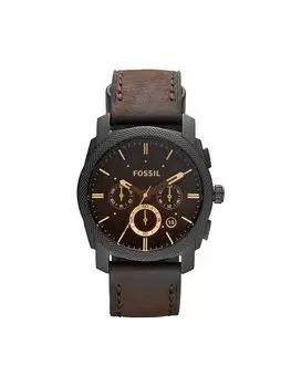 Часы Machine Fossil, коричневый