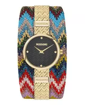 Часы-манжета Missoni M1, цвет champagne/champagne/black