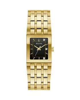 Часы Marc Anthony Modern Quadra, 21 x 29 мм Bulova, цвет Black