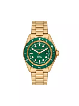 Часы Maritime MK9162 Michael Kors, зеленый/золотой