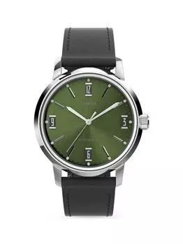 Часы Marlin из нержавеющей стали Timex, черный
