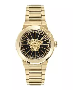Часы Medusa Infinite Versace, цвет gold/ip yellow gold/black