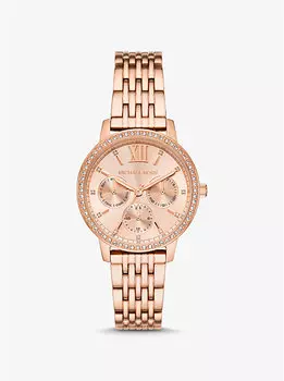 Часы Melissa с паве цвета розового золота Michael Kors, золотой
