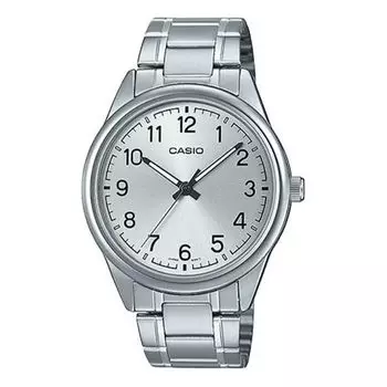 Часы Men's CASIO DRESS Series Classic Retro Small Business Numeric Watch Mens Silver Analog, цвет silver