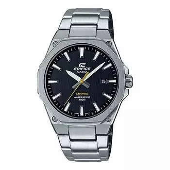 Часы Men's CASIO EDIFICE Series Classic Watch Black Business Mens Analog, черный