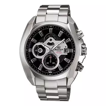 Часы Men's CASIO Edifice Series Quartz Movement Watch Date Display Stopwatch Mens, черный