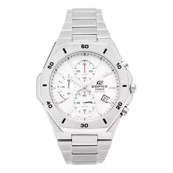 Часы Men's CASIO EDIFICE Sports 100m Waterproof Stainless Steel Strap Watch Mens