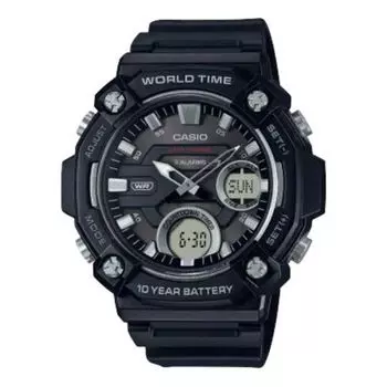 Часы Men's CASIO Fashion Stylish Sports 100m Waterproof Watch Mens, черный