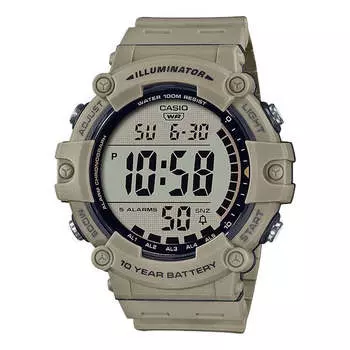 Часы Men's CASIO Khaki Waterproof Quartz Resin Strap Date Display Watch Mens Digital, мультиколор