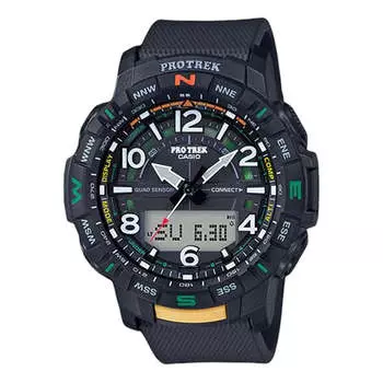 Часы Men's CASIO PRO TREK Waterproof Shockproof Sports Precise Time PRTB50-1 Watch Mens Analog, мультиколор