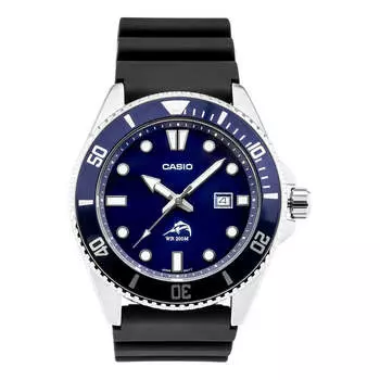 Часы Men's CASIO STANDARD 200 Meter waterproof Sports Mens Blue Analog, синий