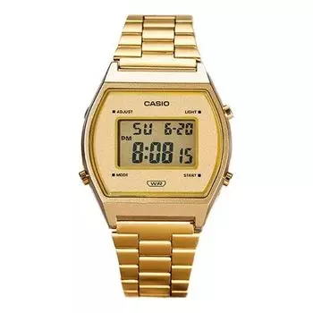 Часы Men's CASIO VINTAGE Series Retro Small Watch Color Classic Small Mens Gold Digital, желтый