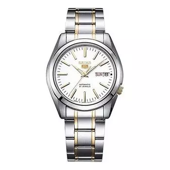 Часы Men's SEIKO No. 5 Calendar Casual Automatic Mechanical, золотой