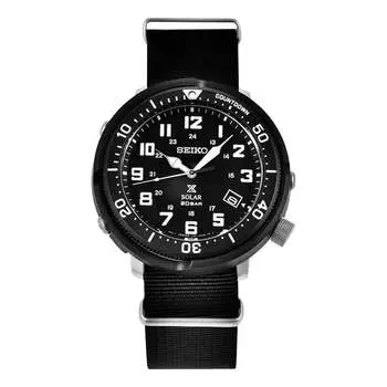 Часы Men's SEIKO Prospex Solar Energy Sports Watch, черный