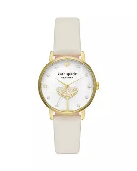 Часы Метро, 34 мм kate spade new york, цвет White