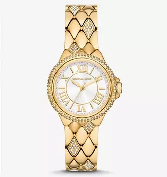 Часы Michael Kors Mini Camille Pav Gold-Tone, золотой