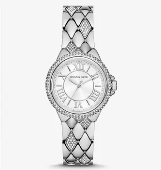 Часы Michael Kors Mini Camille Pav Silver-Tone, серебристый