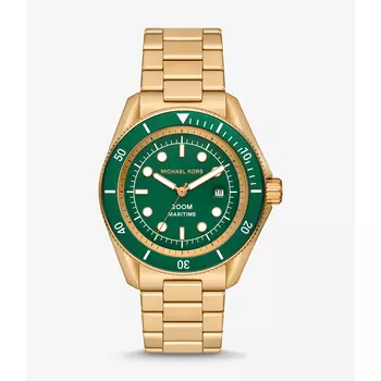 Часы Michael Kors Oversized Maritime Gold-Tone, золотистый