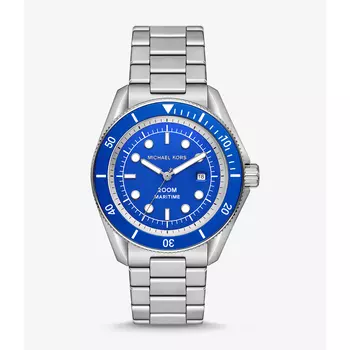 Часы Michael Kors Oversized Maritime, серебристый