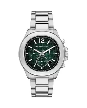 Часы Michael Kors Sage с хронографом из нержавеющей стали, 42 мм, зеленый
