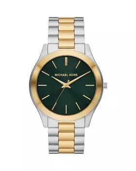 Часы Michael Kors Slim Runway, 44 мм, зеленый