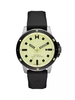 Часы Minimal Sport с автоматическим силиконовым ремешком Mvmt, черный