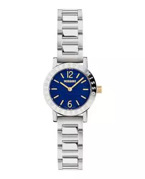 Часы Missoni Estate, цвет silver/stainless steel/blue