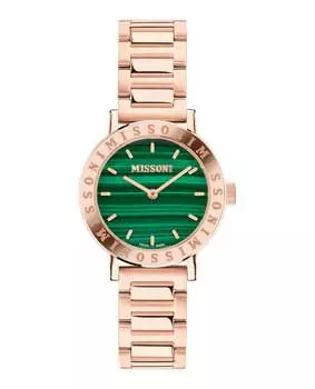 Часы Missoni M2 Lucky Stones, розовый/розовый/зеленый
