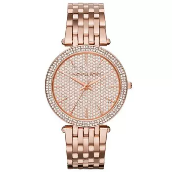 Часы mk3439 darci с паве из розового золота Michael Kors, розовый