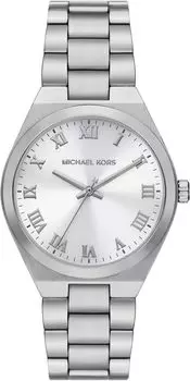 Часы MK7393 - Lennox Three-Hand Stainless Steel Watch Michael Kors, цвет Silver