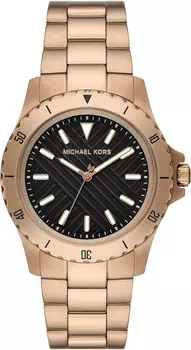Часы MK9140 - Slim Everest Three Hand Watch Michael Kors, коричневый