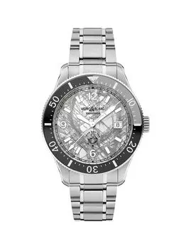 Часы Montblanc 1858 Iced Sea с браслетом из нержавеющей стали/41 мм Montblanc, серебряный