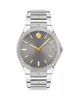 Часы Movado SE, 41 мм, черный