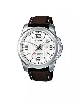 Часы MTP-1314PL-7AVEF Casio, коричневый/серебряный