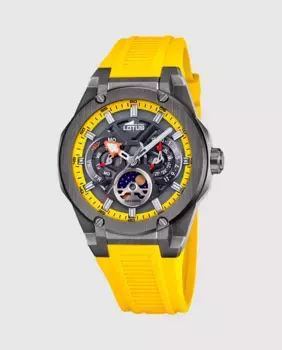Часы мужские 18946/1 Vortex желтая резина LOTUS, желтый