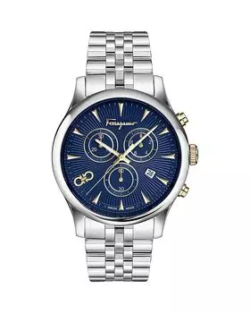 Часы мужские Ferragamo, серебряный