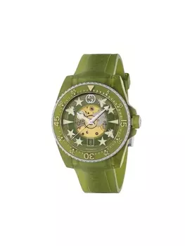 Часы мужские Gucci Дайвинг 40мм, зеленый