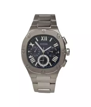 Часы мужские Guess стальные, серебряный
